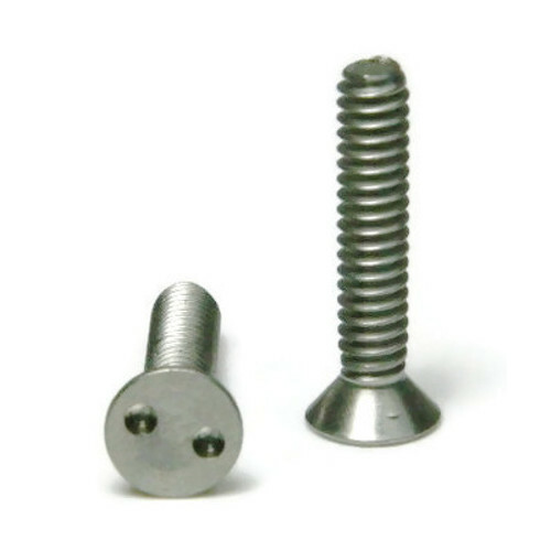 Spanner Snake Eye Flat Head Security Machine Screws - #8-32