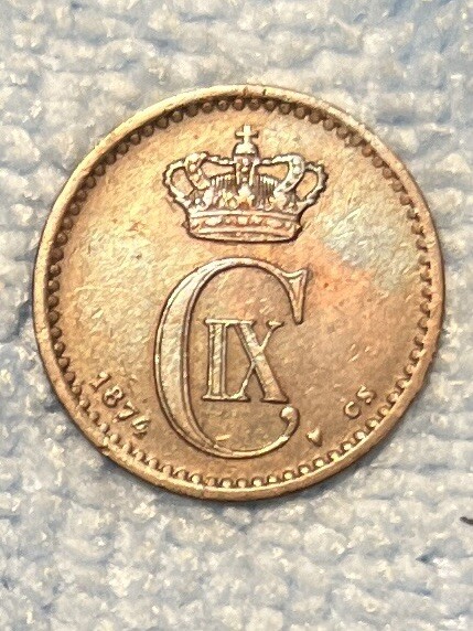 Denmark - 1 Ore 1874