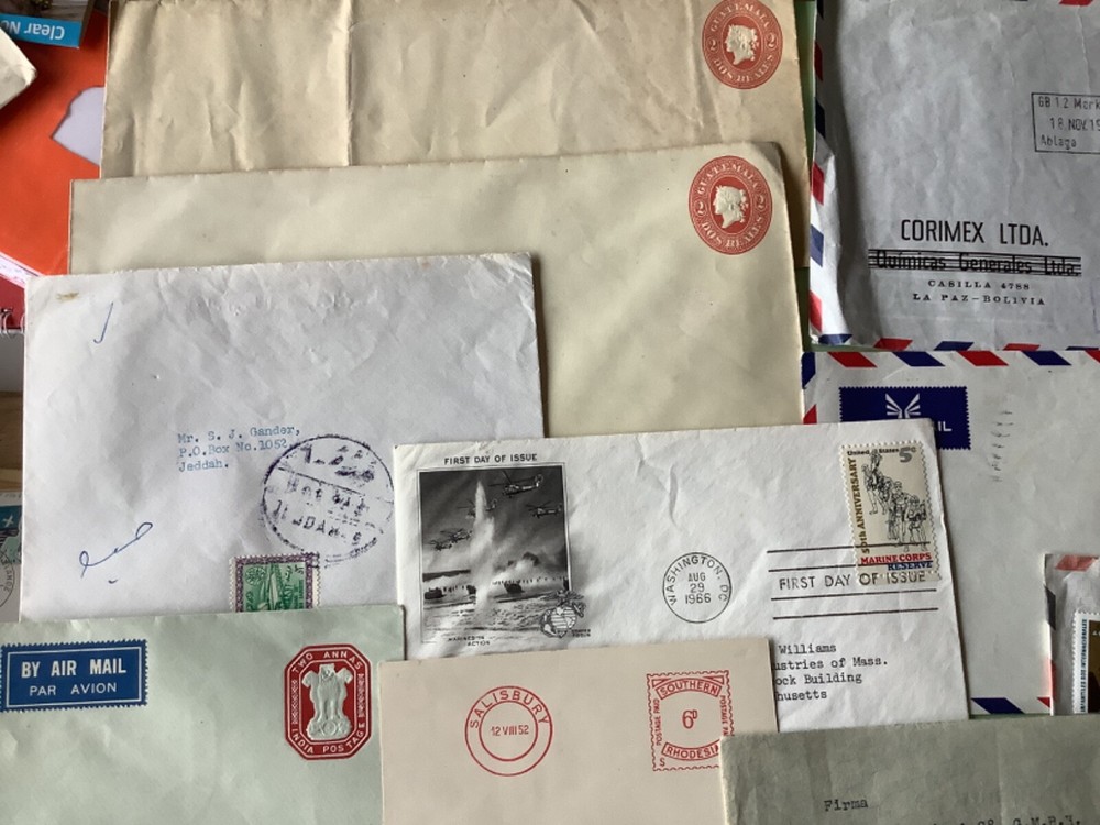 worldwide covers & postcards 37 items Ref A1877