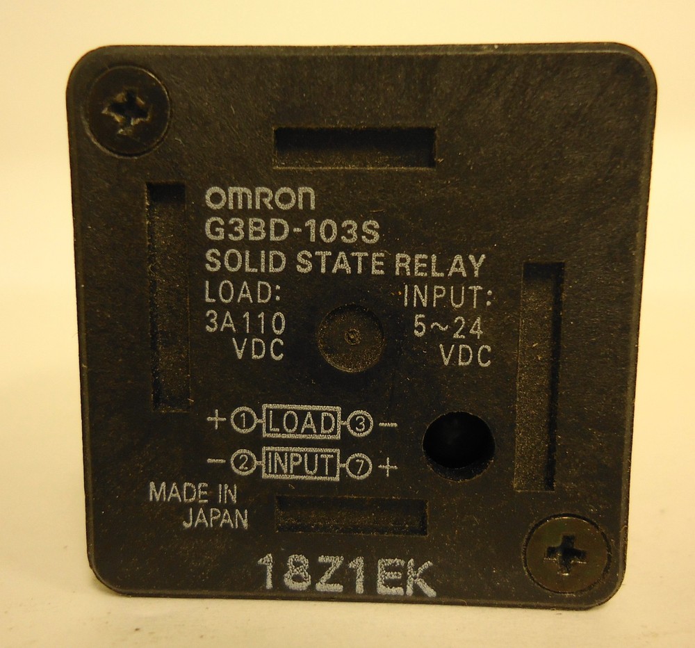 Omron G3BD-103S Solid State Relay 3A 110VDC