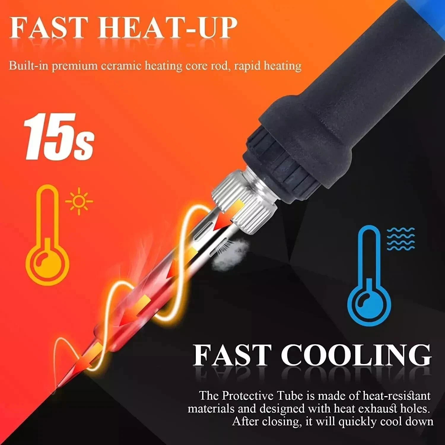 New Electric Soldering Iron Welding Gun Tool Kit Solder Wire Desoldering Pump US