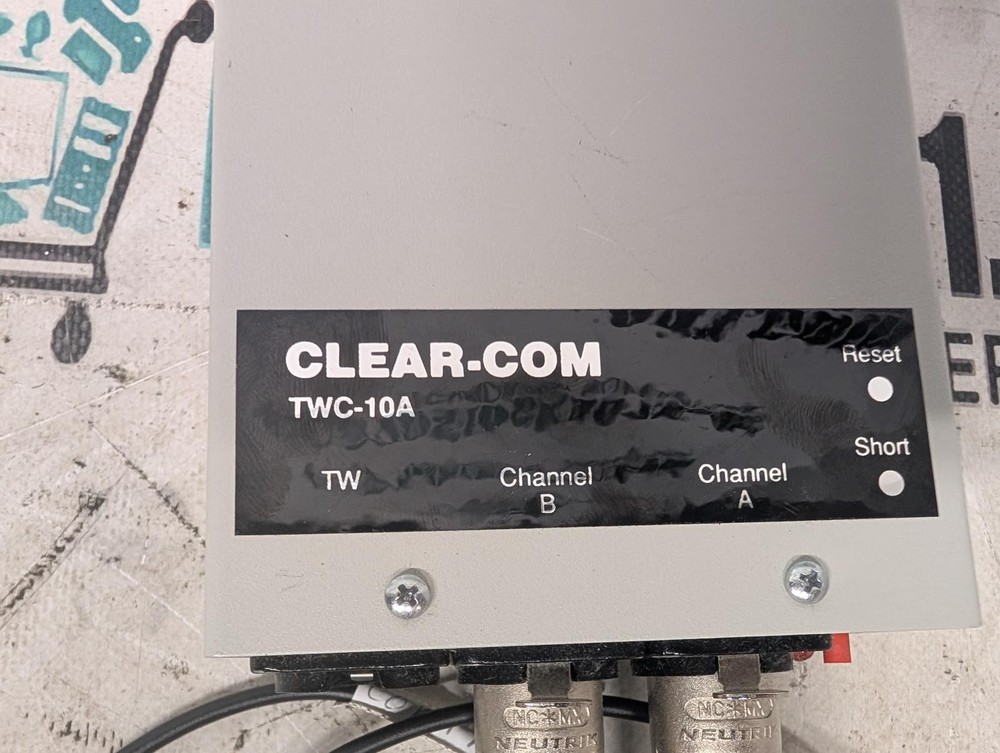 Clear-Com Intercom Beltpack & Headset System - 9x TW502 TWC-10A PL Pro MS-232