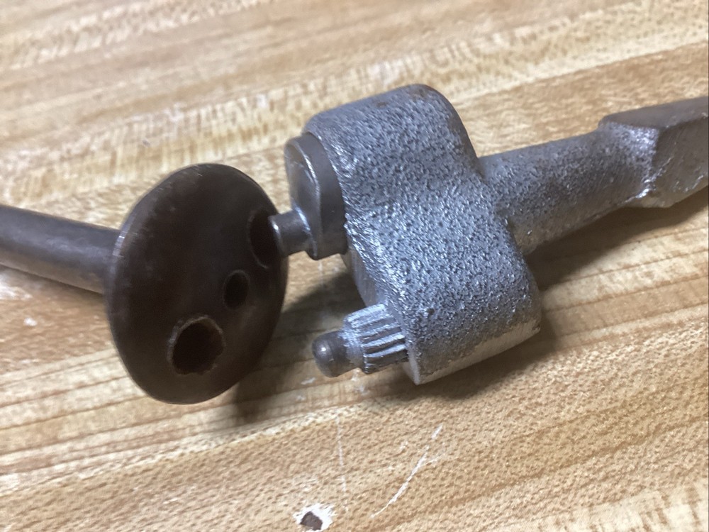 Antique Pool Table Bolt & Adjustable Fork Brace Bit