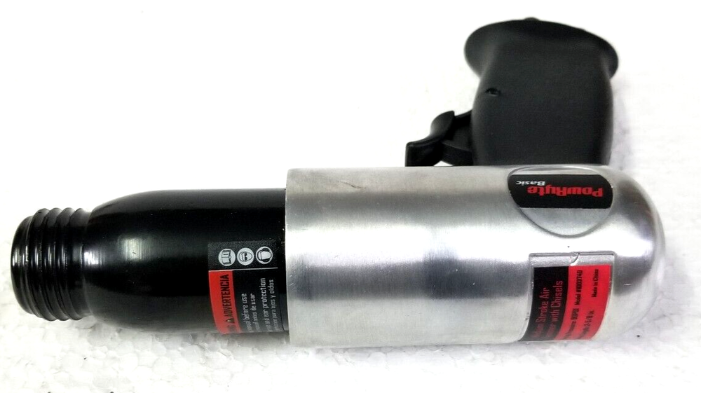 PowRyte Basic 100374 Medium Stroke Air Hammer with 4 Chisels