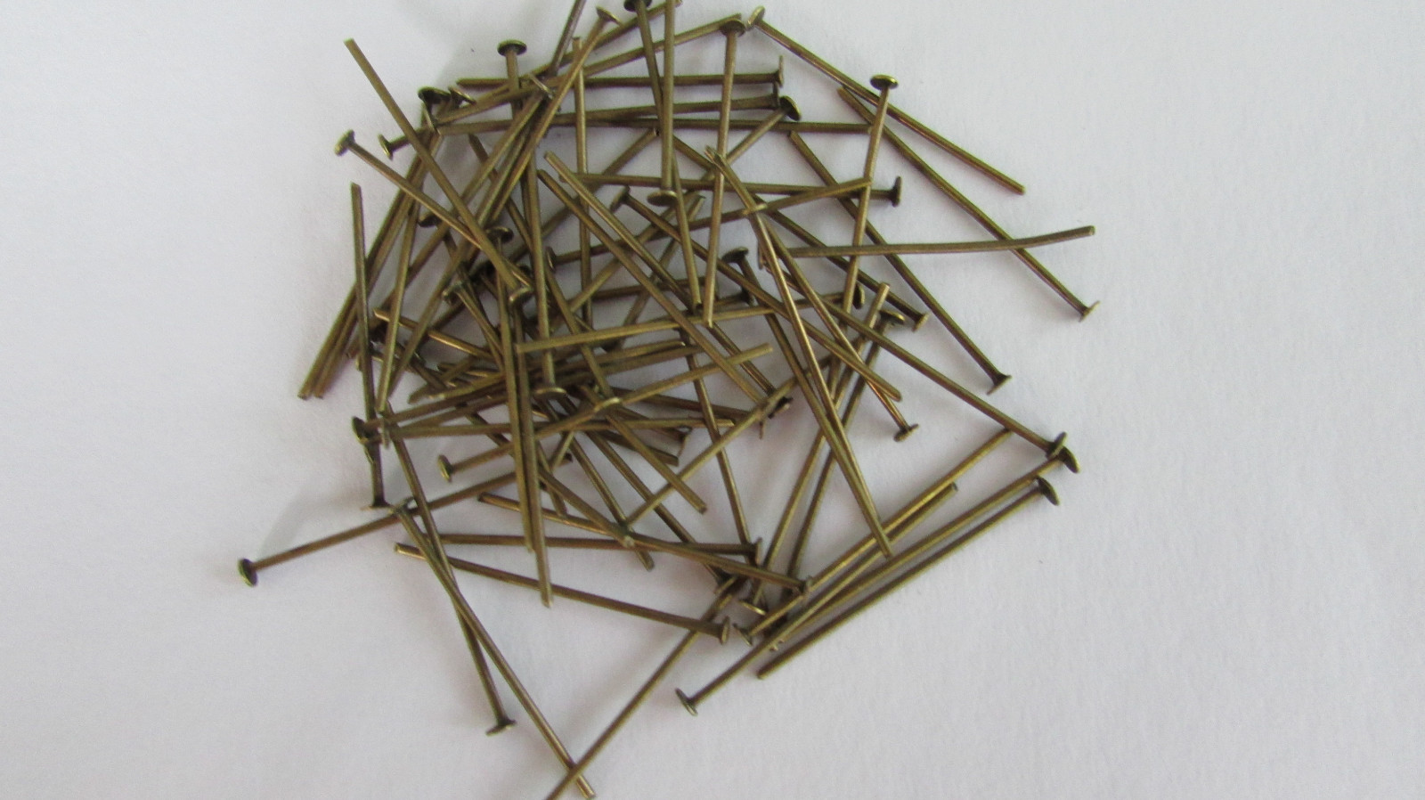 100 - 1  " BRONZE brown color PINS CHANDELIER LAMP BEAD PRISM CRYSTAL CONNECTOR