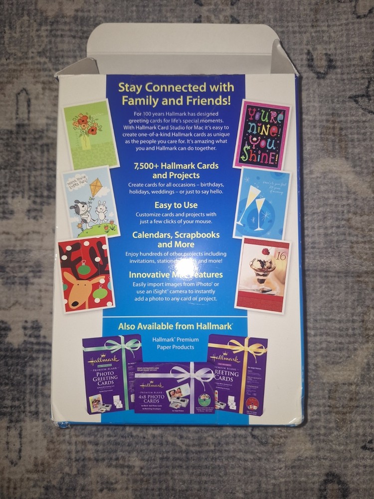 Hallmark Card Studio For MAC DVD-Rom Pb7