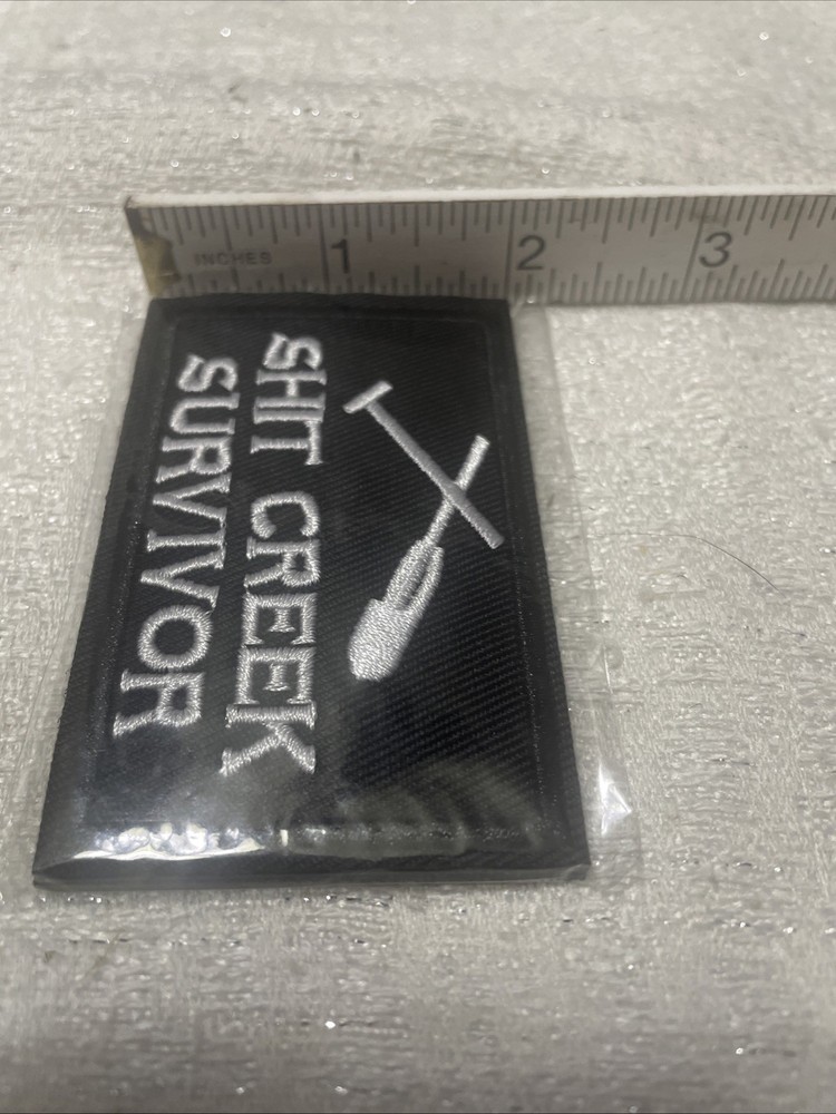 Embroided Patch Hook & Loop Sh1T Creek Survivor Survival