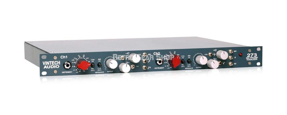 Vintech Audio 273 Balanced Microphone Preamplifiers with Equalizer