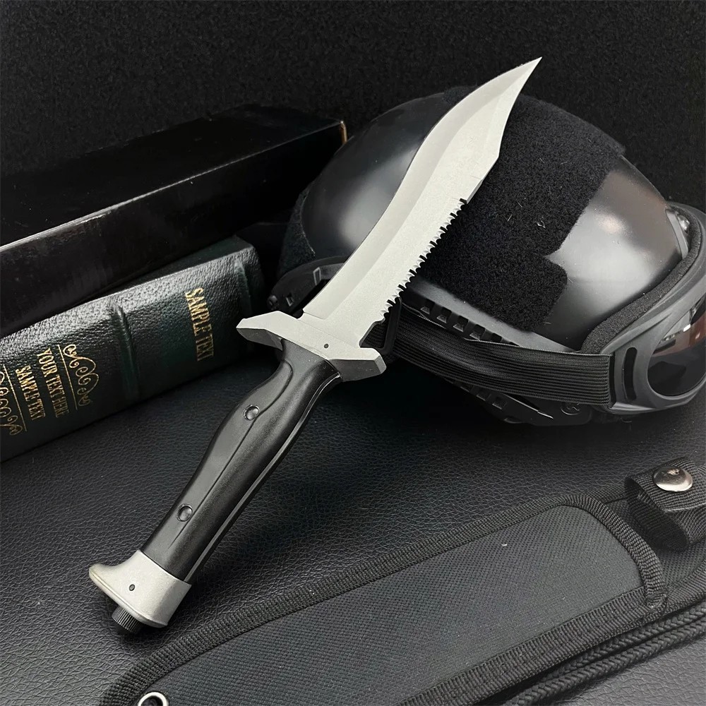 Bush Tactical Combat Survival Knife Fighting Bugout Emergency Fixed Blade Sharp
