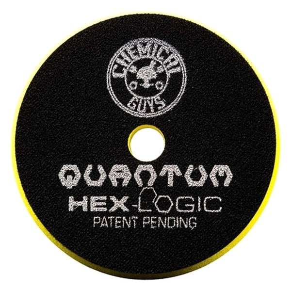 Quantum Hex-Logic 6-1/2" Foam Yellow Heavy Hook-and-Loop Buffing Pad