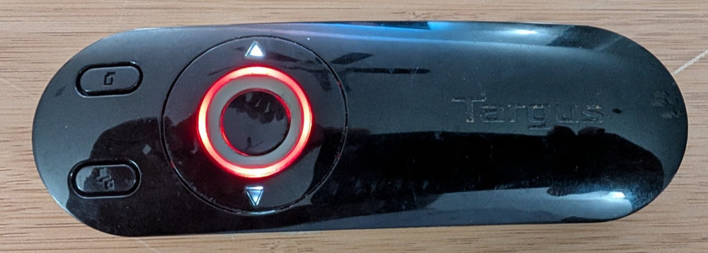 Targus AMP13US Wireless USBLaser Presentation Remote Pointer. Pre-owned