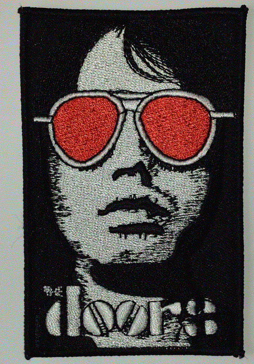 1 THE DOORS JIM MORRISON AMERICAN ROCK MUSIC CREST EMBLEM PATCH