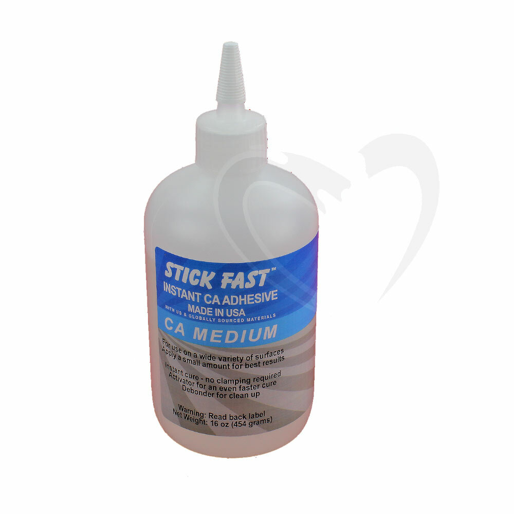 Stick Fast Medium CA Glue, 16 ounce