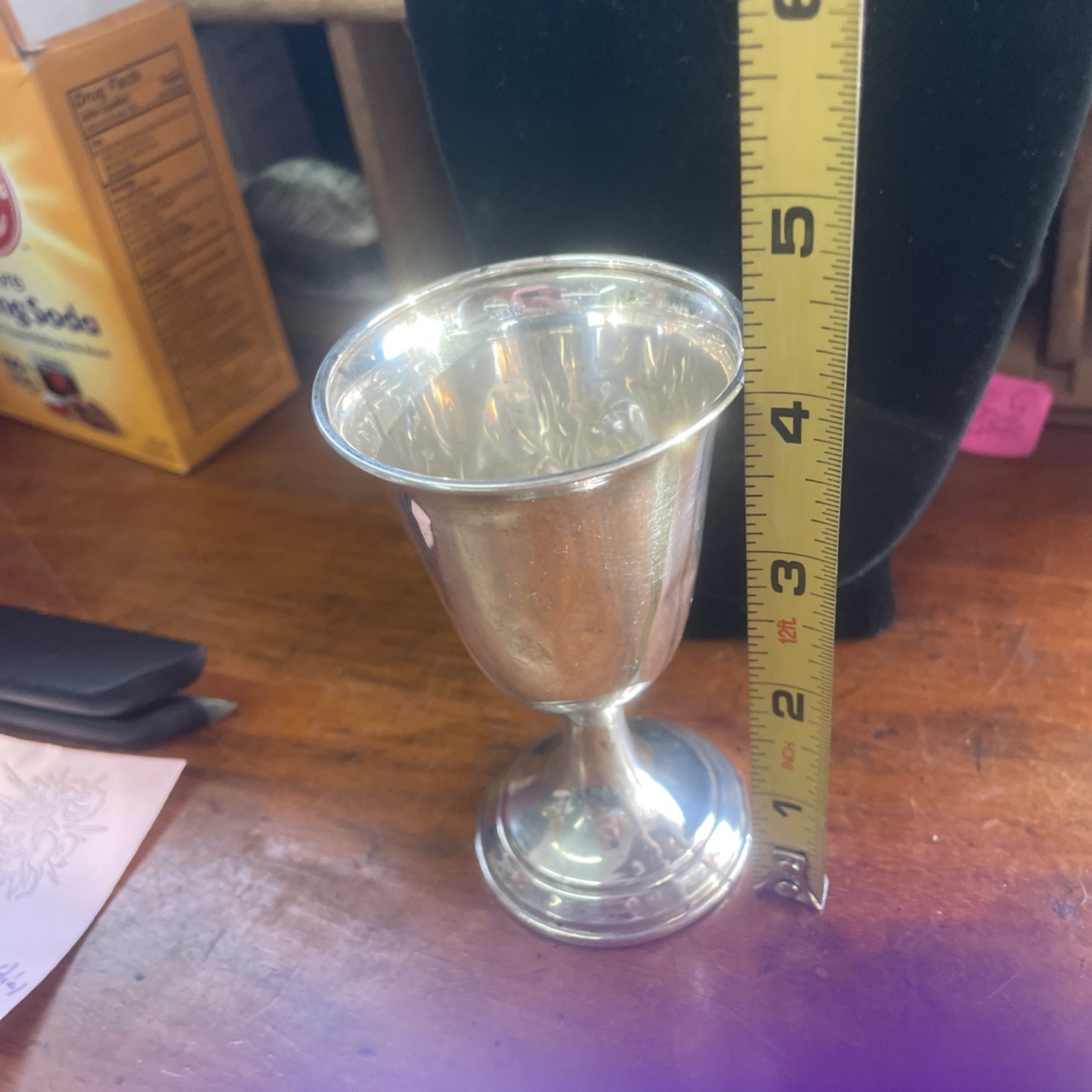 sterling silver reed and barton Weighted Base Cordial Goblet Stem