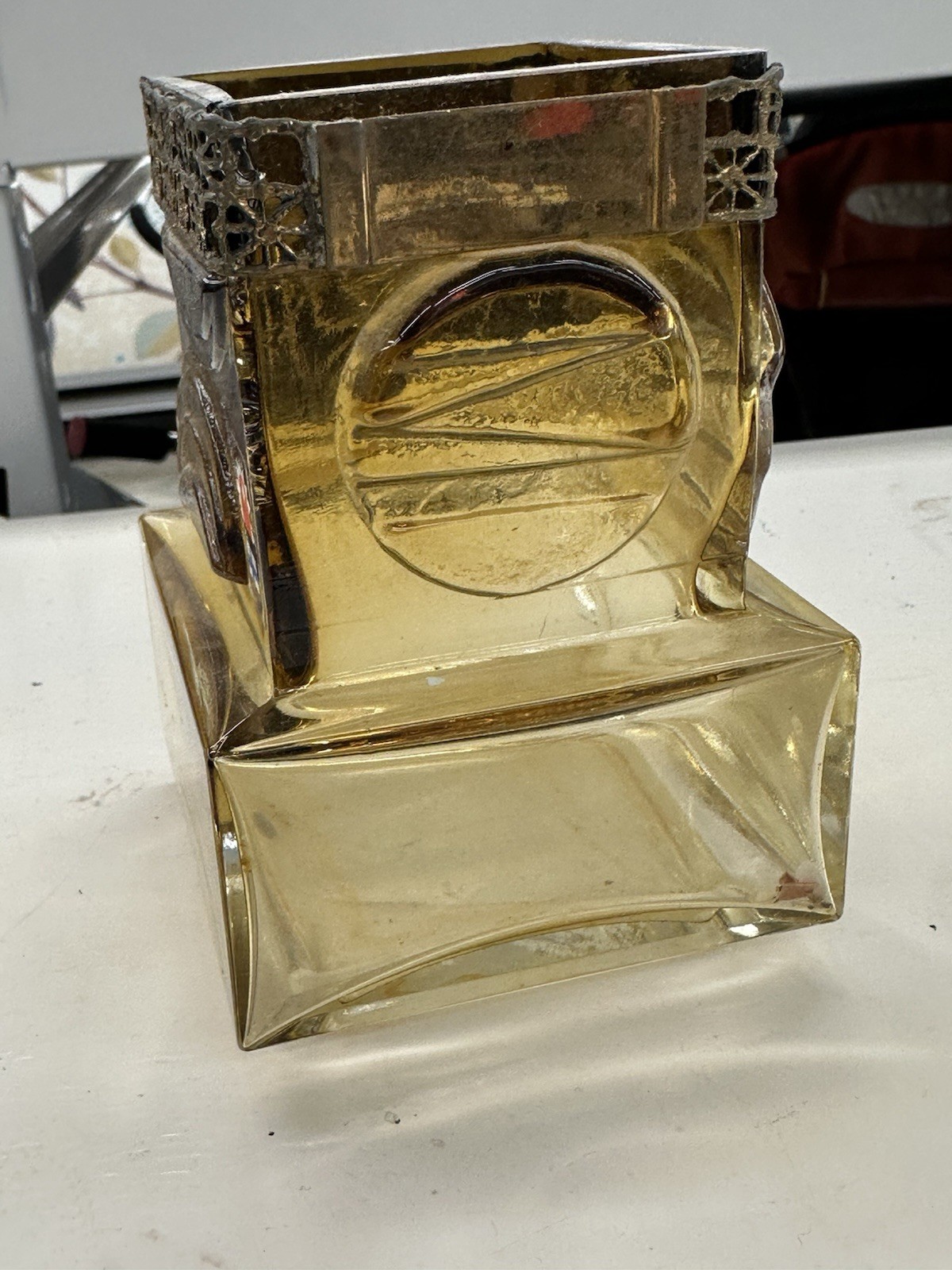 Art Glass Vase By Pentti Sarpaneva For Oy Kumela, 1960s Brutalist Mid-Mod 5-1/2"