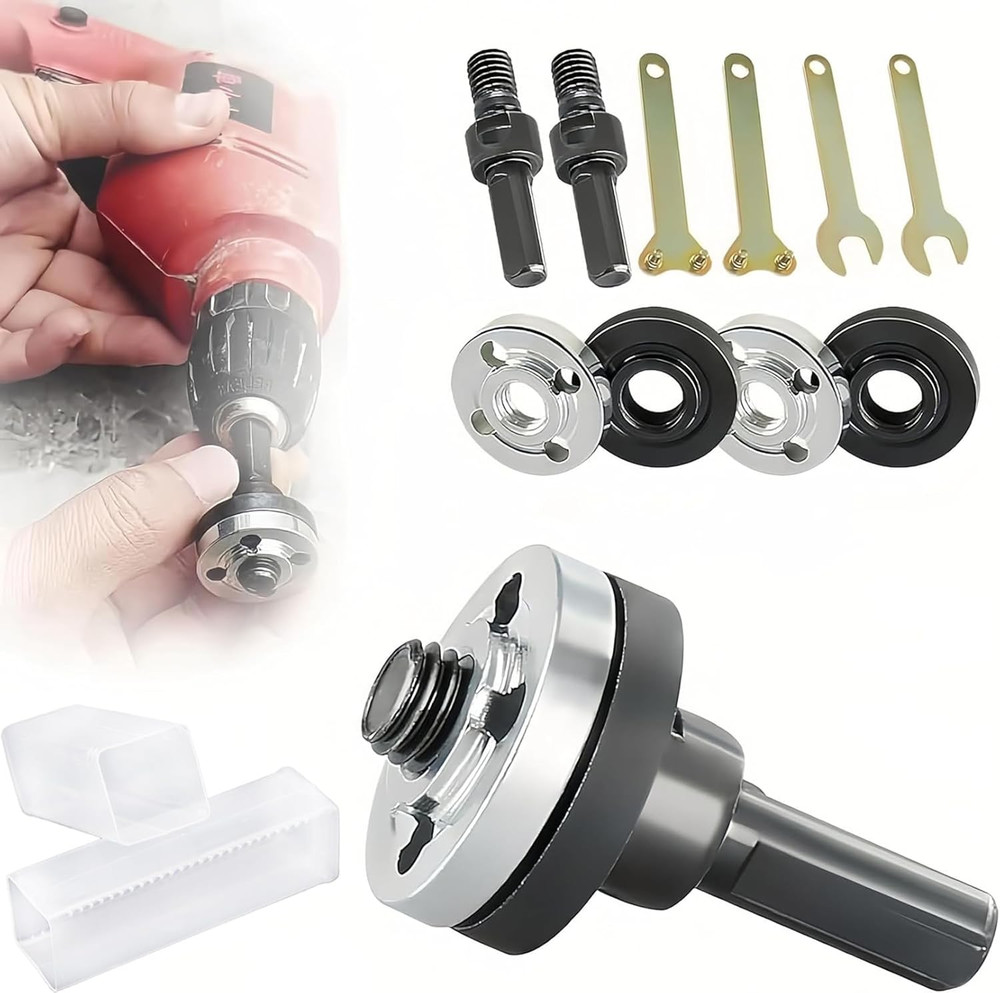 Electric Drill Angle Grinder Connecting Rod Set, 10mm Conversion Angle Grindi...