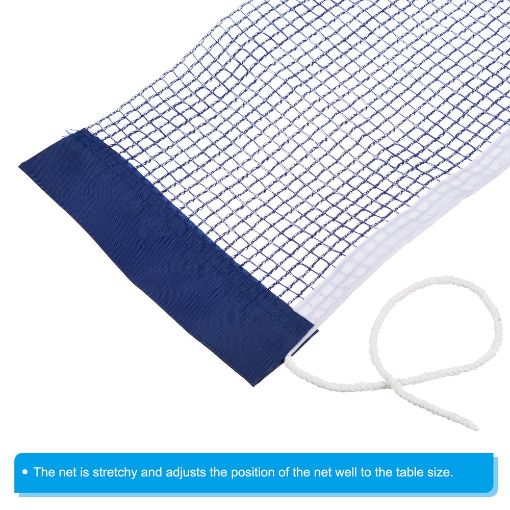 Table Tennis Net Replacement Ping Pong Net String Tension Equipment PE Blue