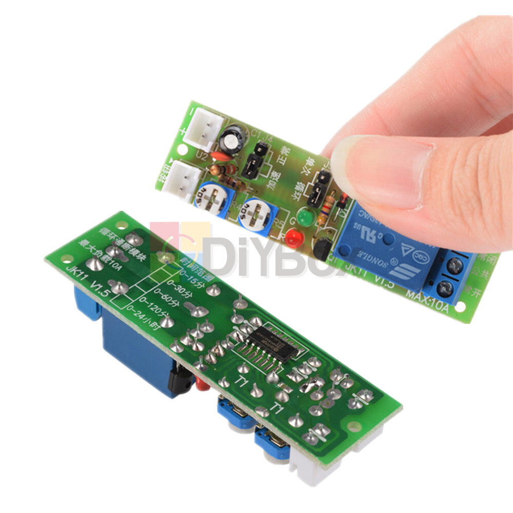 DC 5V 12V 24V Infinite Loop ON OFF Delay Relay Module Cycle Delay Timer Relay