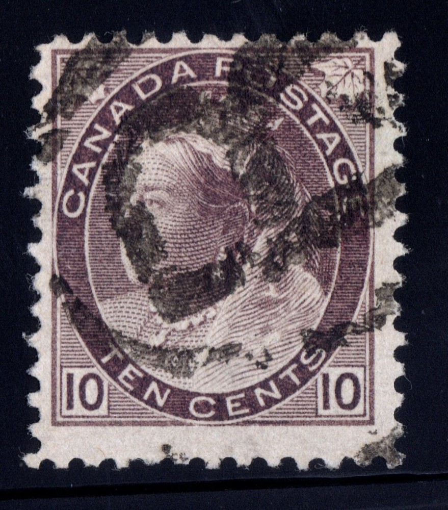 #83 Numeral 10c Canada used
