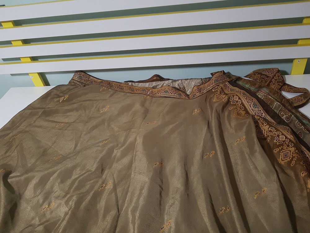 SARONG PATTERNED WRAP AROUND BROWN GOLD!