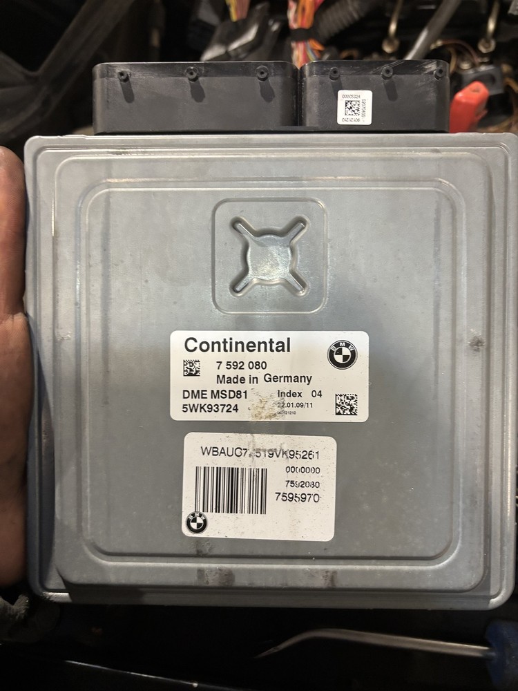 BMW DME Engine Control Module N54 MSD815WK93724