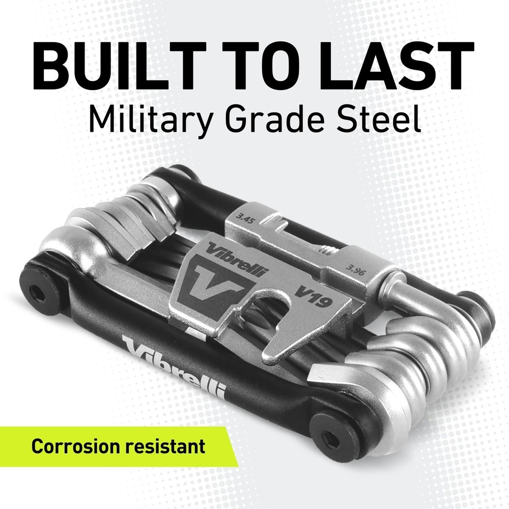 Bicycle Multi Tool 19 Function With Carry Case Performance Repair Tool Gold