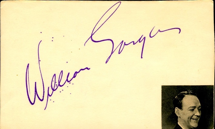 WILLIAM GARGAN Autograph