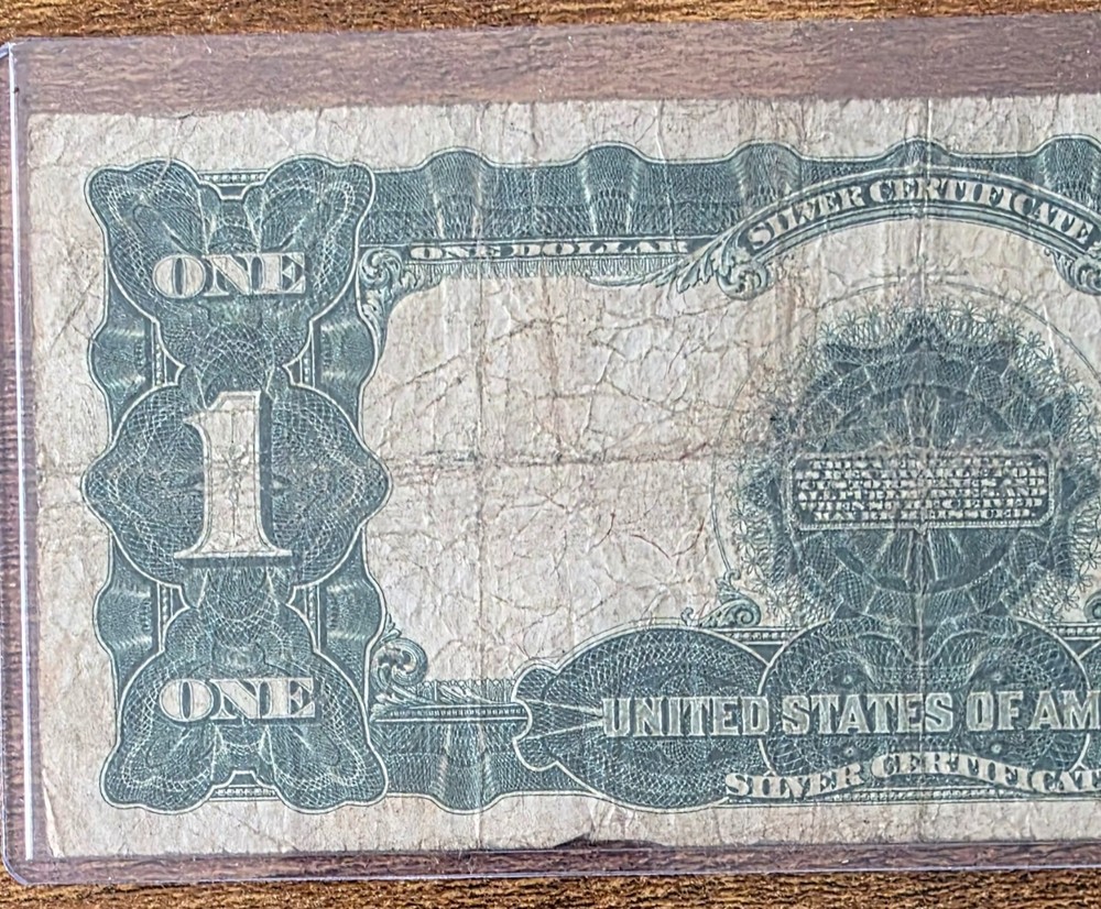 1899 $1 black eagle silver certificate