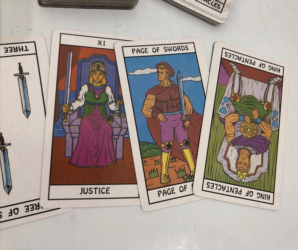 Tarot 78 Card Deck - Complete With Instruction Booklet - Great For Beginner