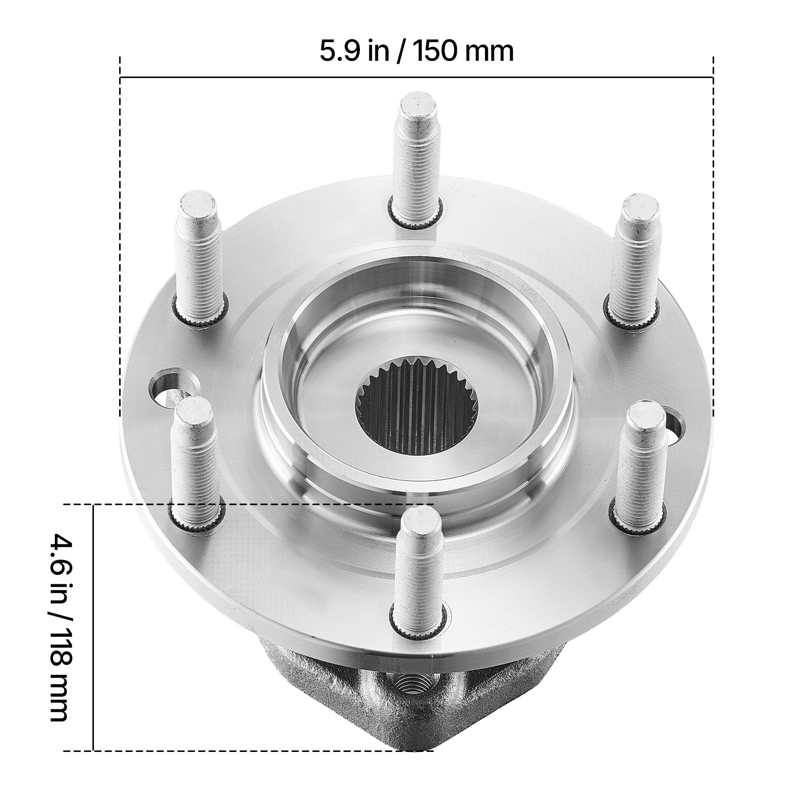 2X Front Wheel Bearing Hubs Assembly for Chevy Trailblazer Envoy Bravada Rainier