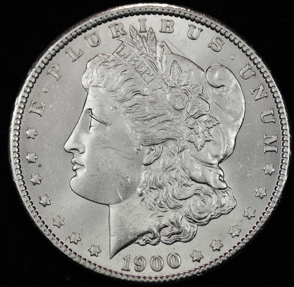 1900-p Morgan Silver Dollar.  B.U.  (Inventory A)