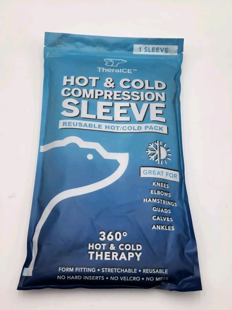 TheraICE Hot & Cold Compression Sleeve New Reusable Medium