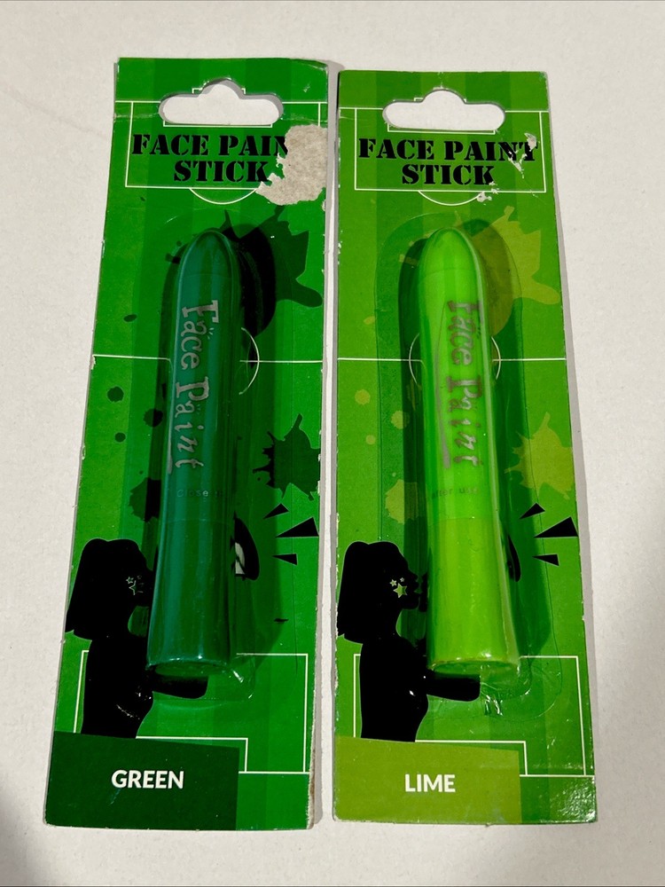 Face & Body Paint Sticks Green & Lime