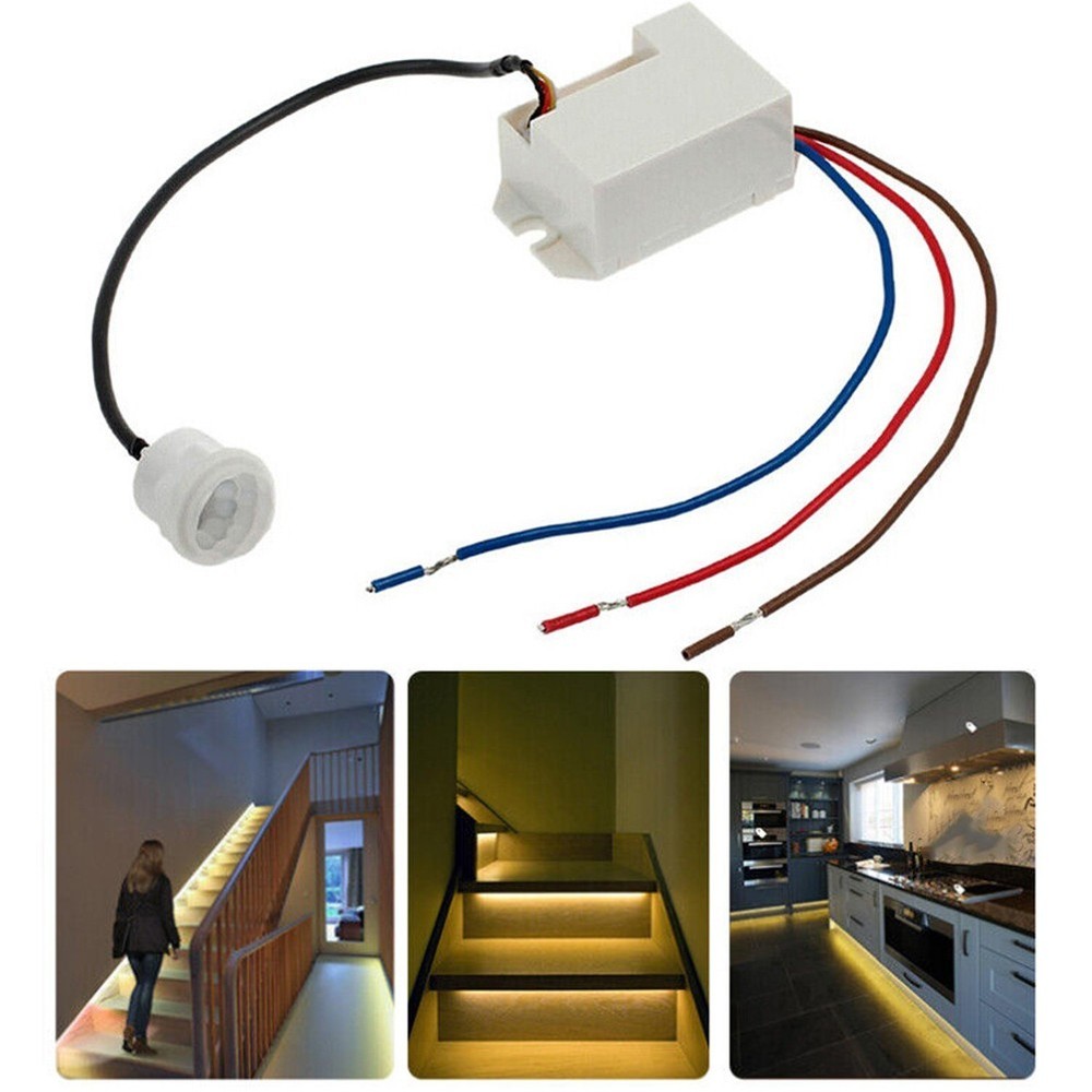 Compact and Lightweight Motion Sensor Switch for Automatic Light Control