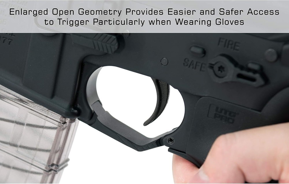 UTG Oversized Trigger Guard, Matte Black