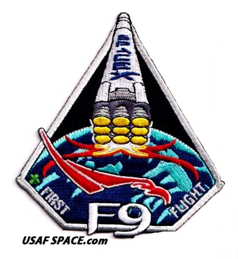 Authentic SpaceX - Falcon 9 - F9 - First Flight, Space Launch & Mission Patch