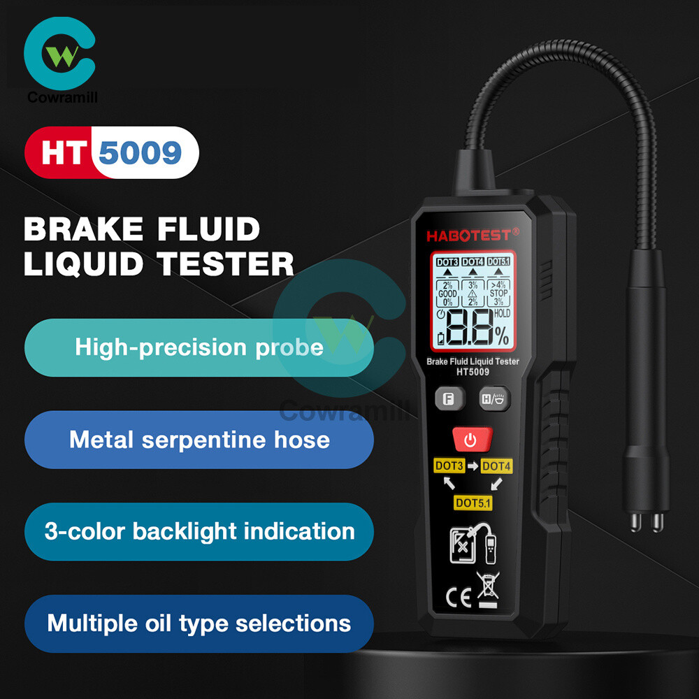 LCD Car Brake Fluid Tester High Precision Detector Analyzer DOT3 DOT4 DOT5.1