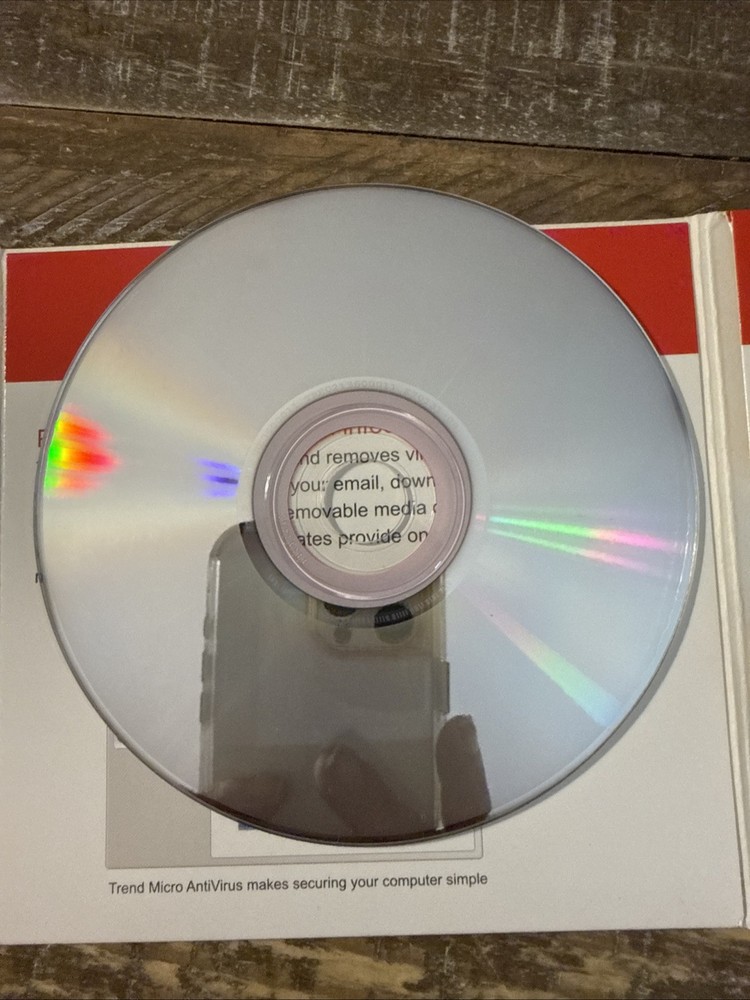 Trend Micro AntiVirus 2007 Software PC Cd Rom