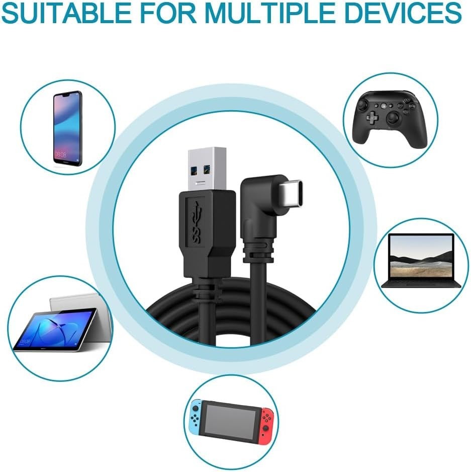 Ultra-Durable 10FT Link Cable for Oculus Quest 2 - Stable & Fast Charging