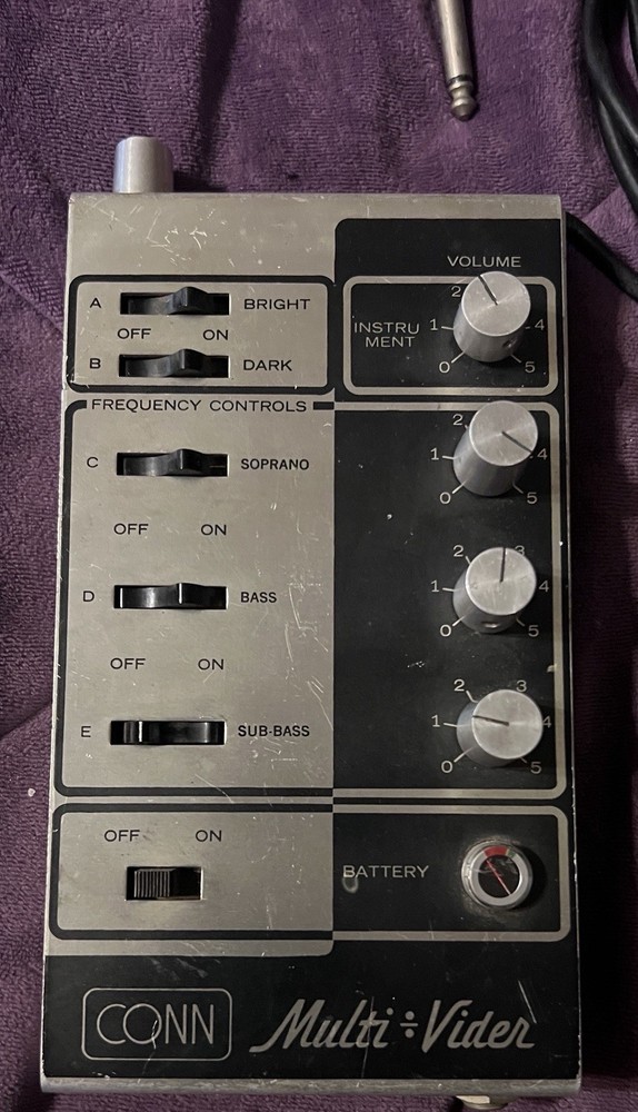 Vintage Conn Multi Vider by Jordan Electronics Multi Effects Working