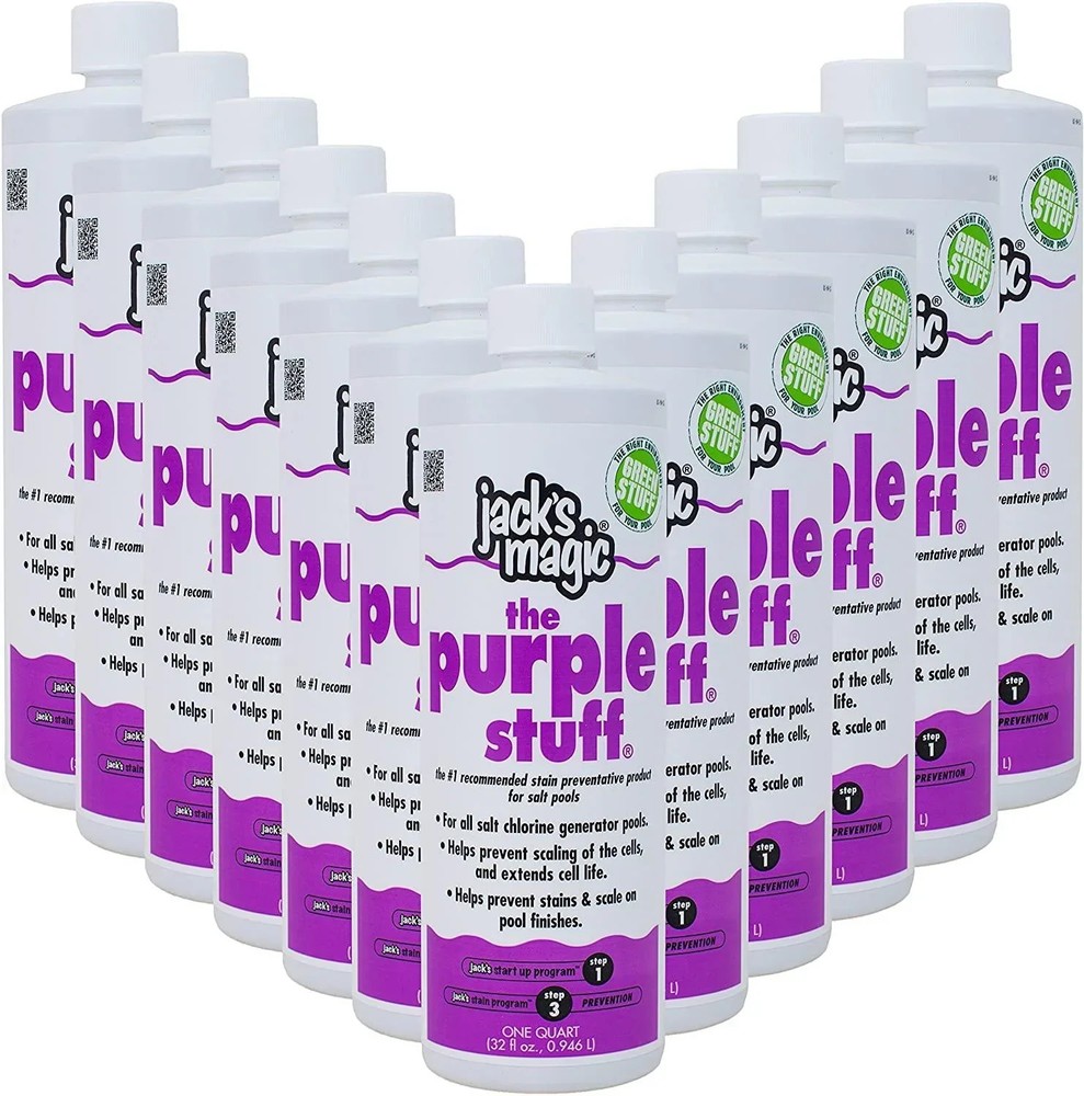 Jack's Magic Salt Solution The Purple Stuff 1 qt - 12 Pack