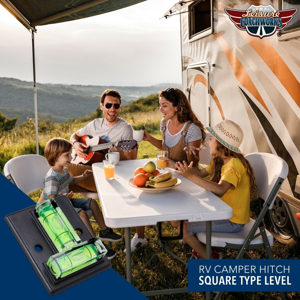 Leisure Coachworks RV SQUARE T Level Bubble Level Multipurpose 2 Way 2 PACK