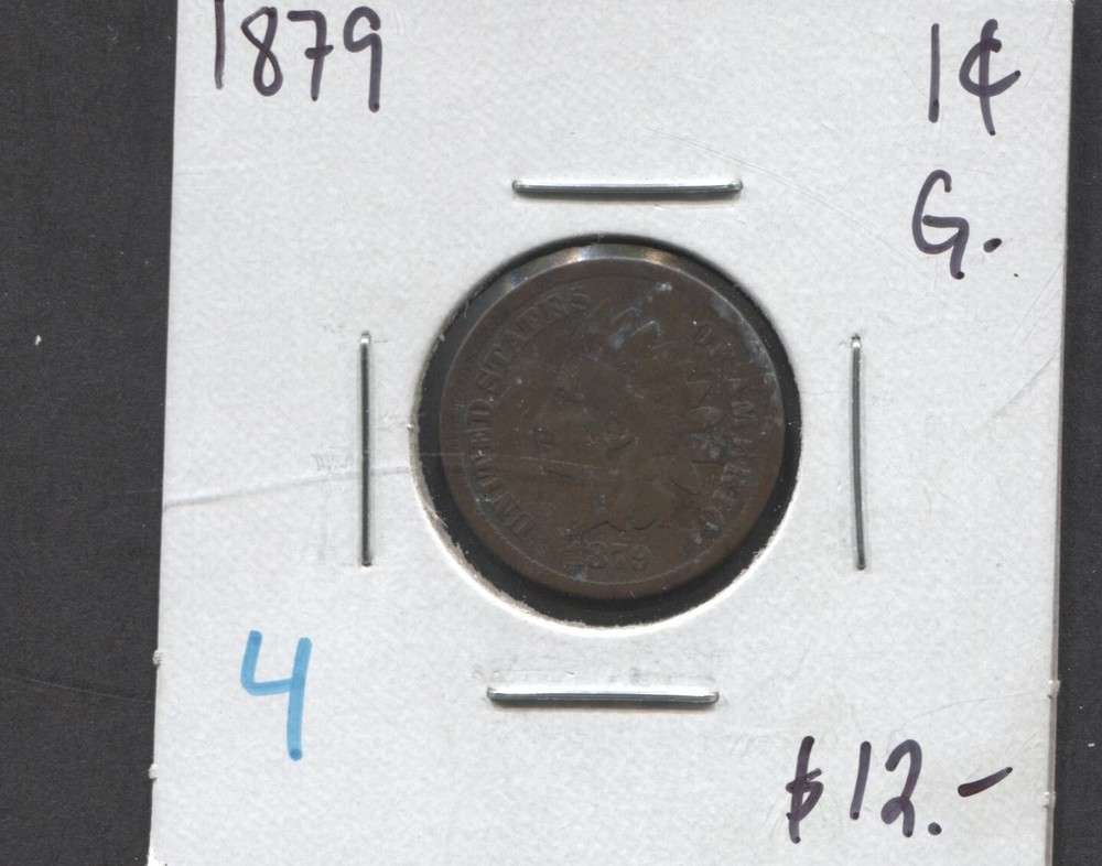 1879- India Head Cent-G
