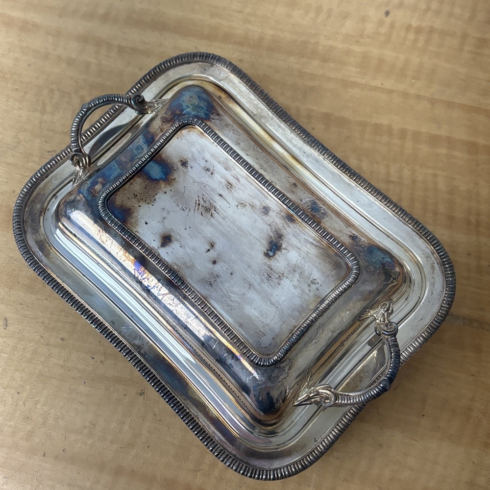 Crescent Silverware Covered Serving Dish 3139A