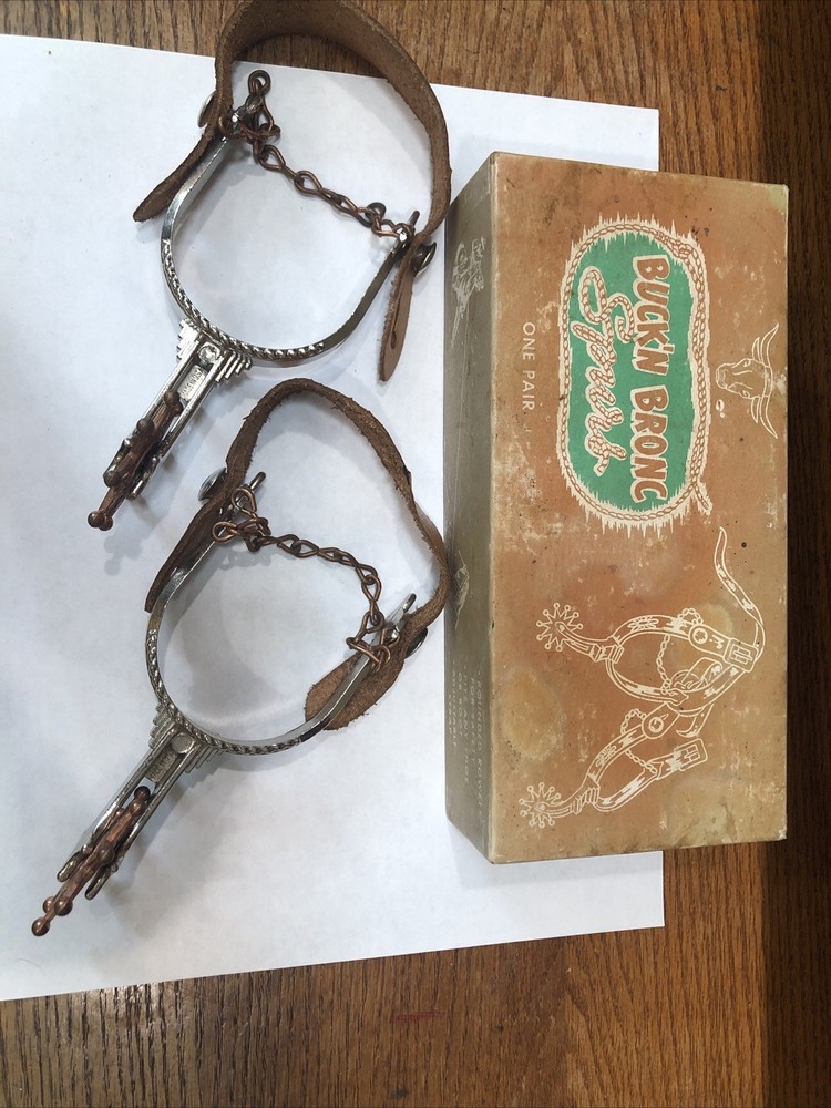 Buck’N Bronc Spurs In Box. Fast Ship.
