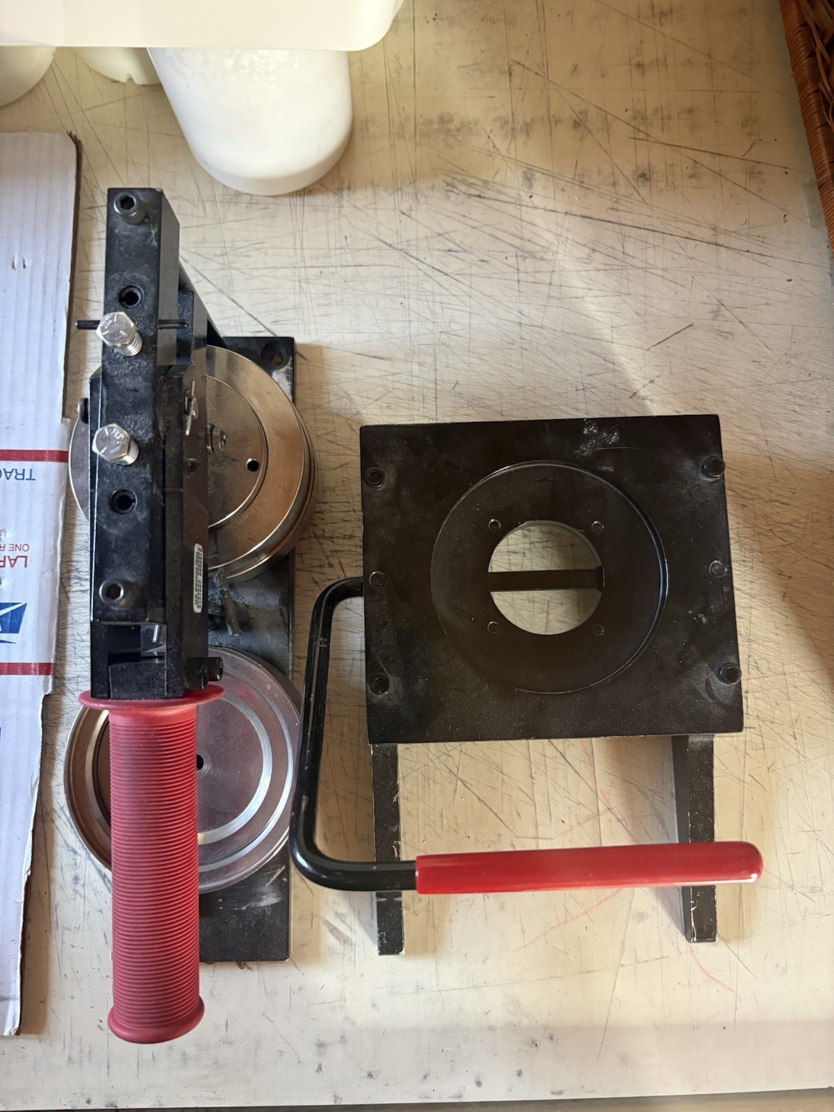 American Button Machines 3.5" Tecre Button Making Machine And Punch