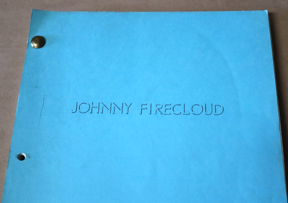 RARE VINTAGE 1975 JOHNNY FIRECLOUD ORIGINAL SCRIPT w/ DIRECTOR NOTES CASTLEMEN