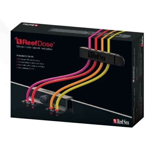 ReefDose Deluxe 4-Color Tube Kit (Red/Yellow) - Red Sea