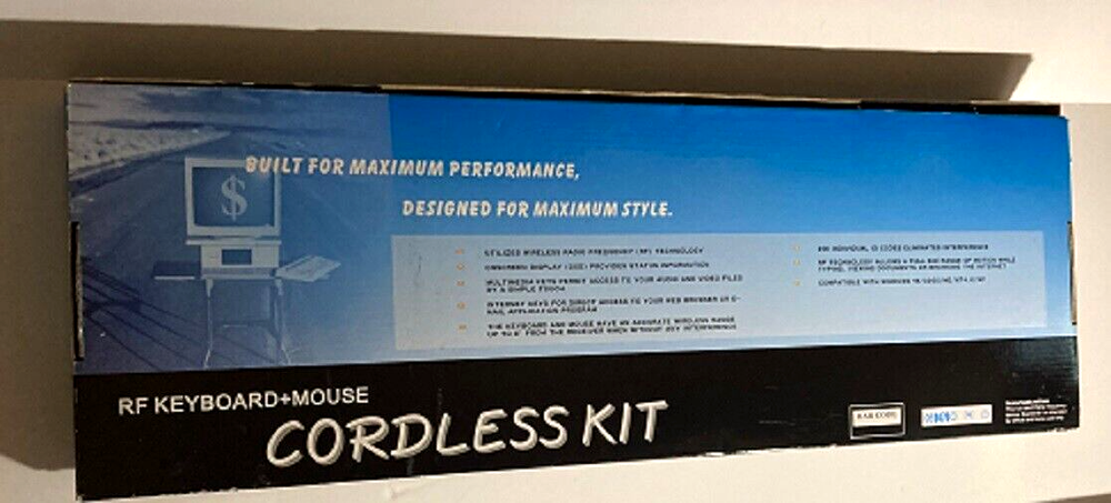 Wireless RF Keyboard+Mouse Model AKM9300-BB-E