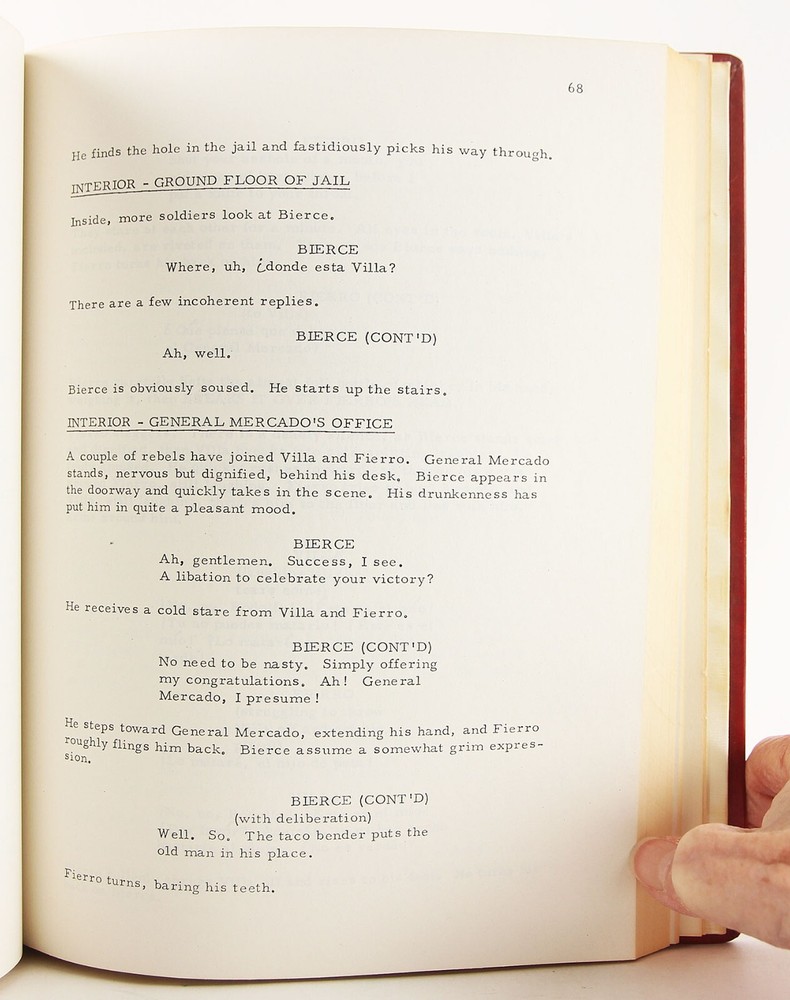 Rare 1972 First Dan O'Bannon ('Alien') Script The Devil In Mexico Leather Bound